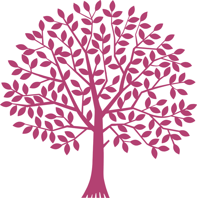 the pink tree