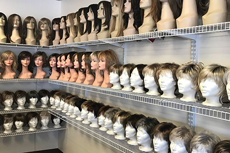 wig selection